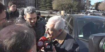 El ex titular de la UIA, a las piñas con un camarógrafo en Comodoro Py\u002E