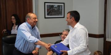 Nahuel Borcano, primer donante de médula ósea de Tres Arroyos (prensa municipal)