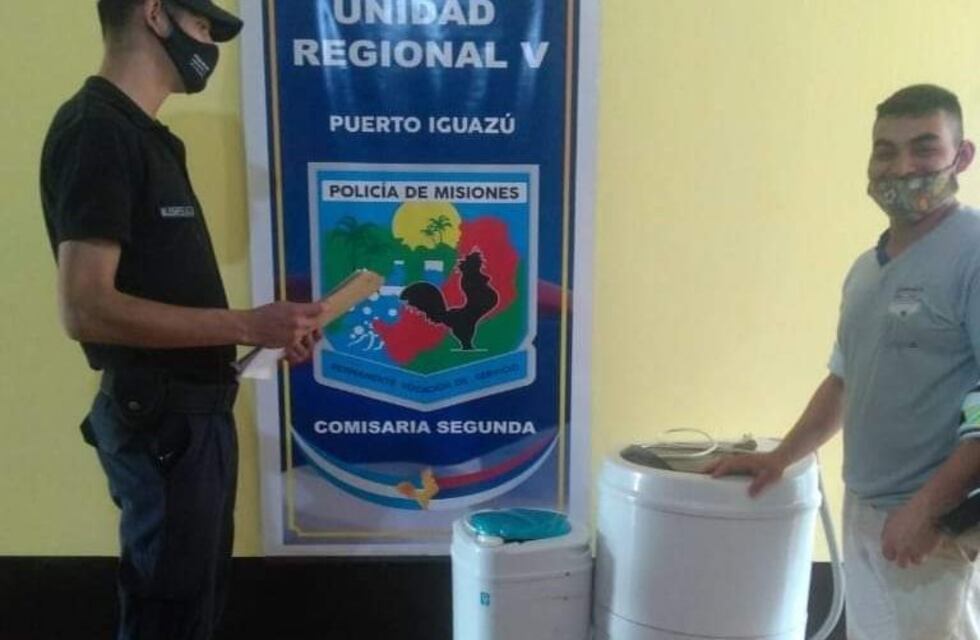 Entregó electrodomésticos que había comprado de buena fe, pero eran robados