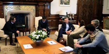 Reunión de Macri con familia Ibáñez