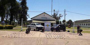 Incautaron 114 kilos de marihuana en Corrientes\u002E (Foto: El Litoral)