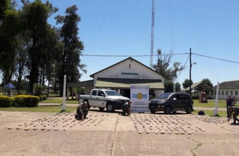 Secuestraron un vehículo con un cargamento de 114 kilos de marihuana en la Ruta 14