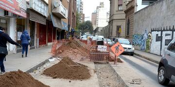 La calle Corro cortada parcialmente