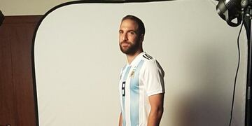 Gonzalo Higuaín - Fotos oficiales Rusia 2018