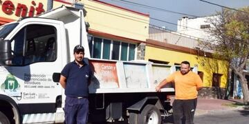 Recolectores de residuos para reciclar San Luis