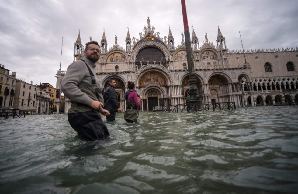 Venecia: el primer ministro de Italia anunció ayuda por 20 millones de euros