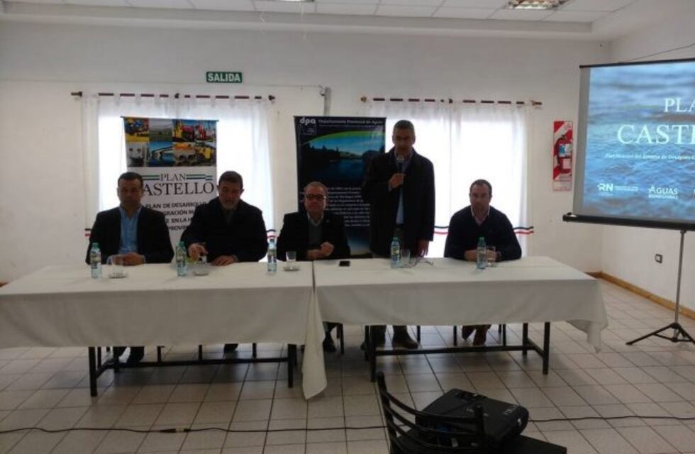 Firmaron convenio para construir una planta para desviar los residuos cloacales