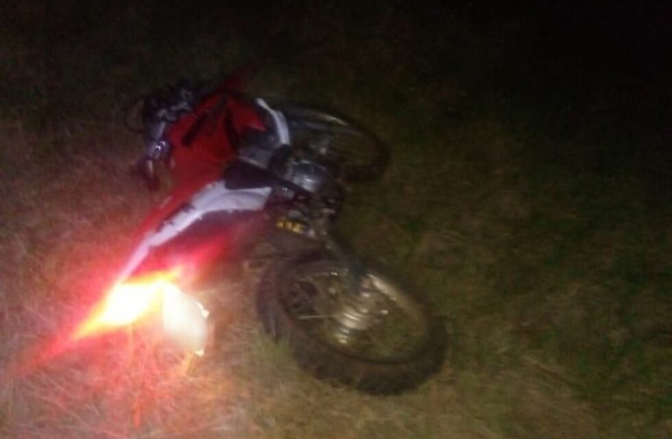 Falleció un hombre tras despistar en su motocicleta en Cerro Corá