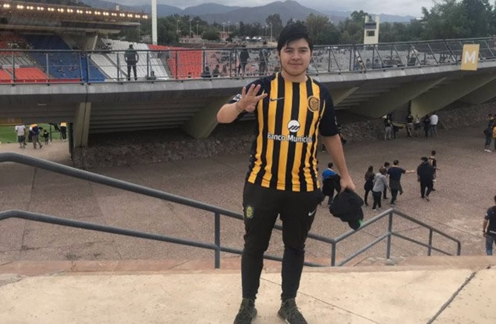 Un hincha de Rosario Central se llevó un polémico souvenir de Mendoza