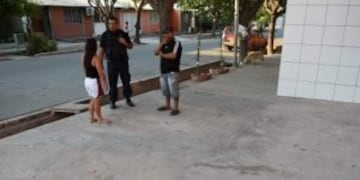 En esta vereda recibiu00f3 el disparo Liliana Gutiu00e9rrez.