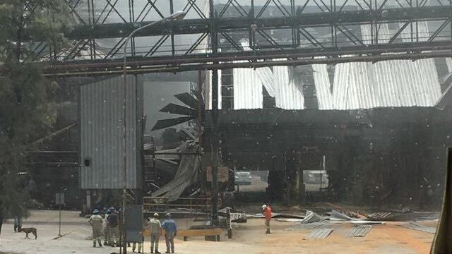 La explosión se produjo en una de las celdas de la planta de la firma Cofco, ex Nidera en Puerto San Martín\u002E (Twitter)