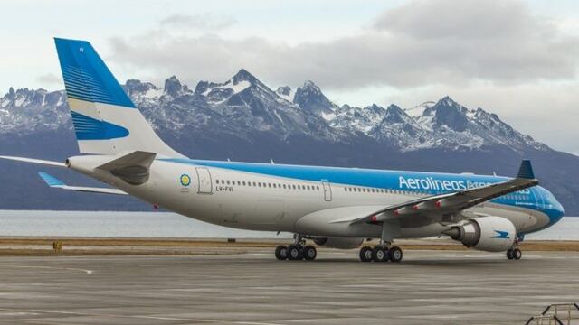 Aerolíneas Argentinas en Ushuaia