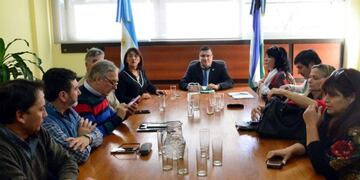 La paritaria se desarrolló en la capital rionegrina\u002E Foto: Marcelo Ochoa\u002E
