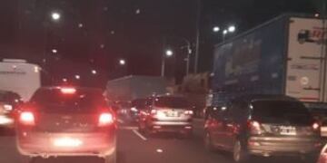 Tránsito en avenida Lugones