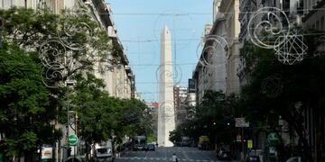26-12-14 Buenos Aires Ciudad vacia por el feriado puente despues del feriado de Navidad DYN01, BUENOS AIRTES 26/12/2014, EL CENTRO PORTEÑO SE PRESENTA ESTA MAÑANA CON POCO MOVIMIENTO POR EL FERIADO PUENTE FOTO:DYN/REODOLFO PEZZONI\u002E buenos aires  recorrida por la ciudad vacia fin de semana largo de navidad calle calles avenidas vacias sin transito ni gente