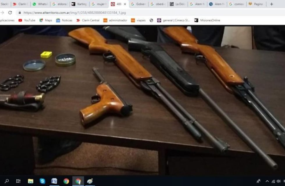 Mujer herida con un rifle de aire comprimido por adolescentes