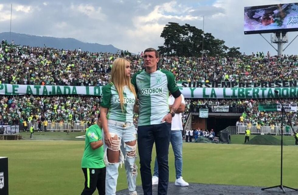 A puro llanto: así despidieron a Armani los hinchas de Atlético Nacional