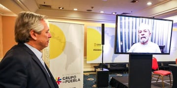 Segundo encuentro del Grupo de Puebla en Buenos Aires (Foto: Prensa Alberto Fernández)