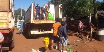 Relocalizaron a tres familias que sufrieron las inundaciones del arroyo La Chancha\u002E