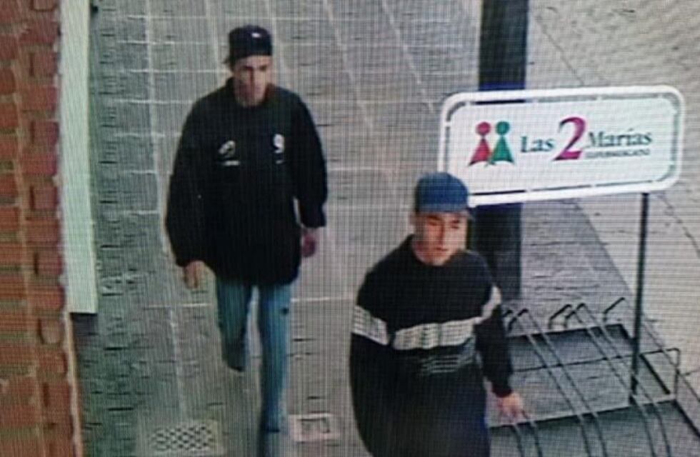 Tandil: difunden videos de dos robos para identificar a los ladrones