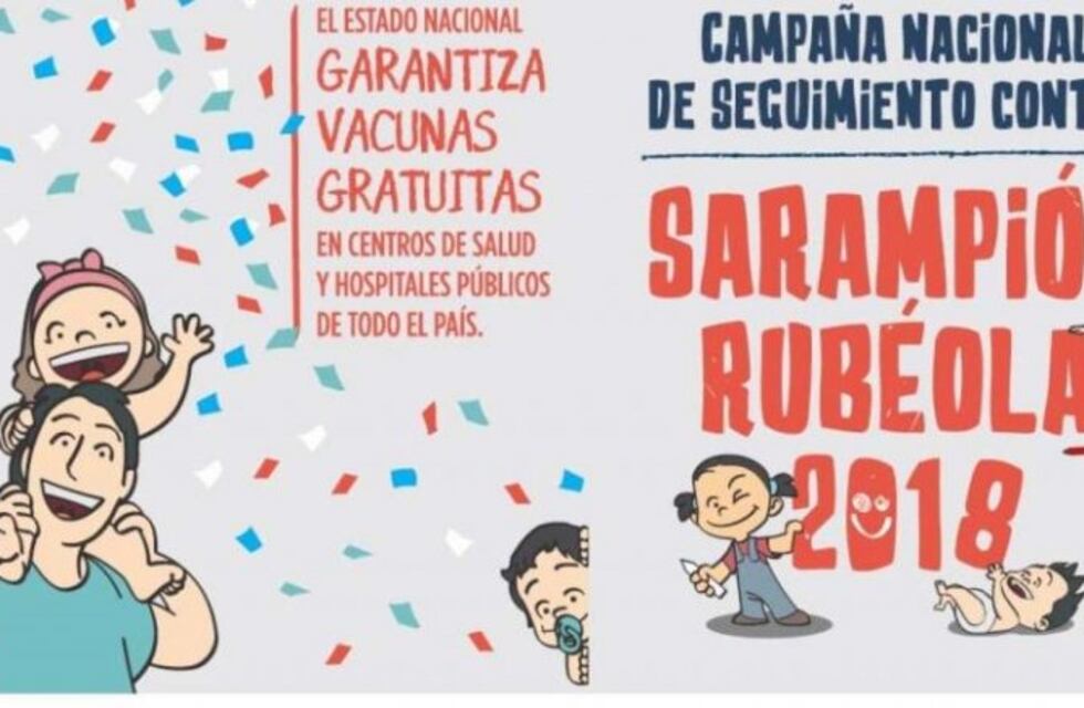 Se extendió la campaña de vacunación contra el Sarampión y Rubéola
