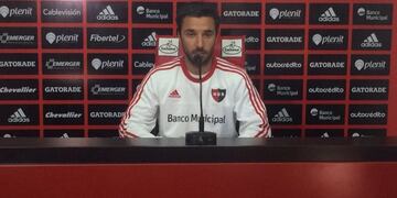Ignacio Scocco hablu00f3 en conferencia tras el entrenamiento este jueves