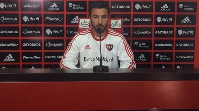 Ignacio Scocco hablu00f3 en conferencia tras el entrenamiento este jueves