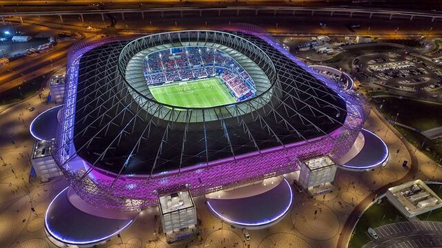 El imponente estadio de Lusail recibió el duelo entre Argentina y Países Bajos en el Mundial Qatar 2022. (Foto: Télam)