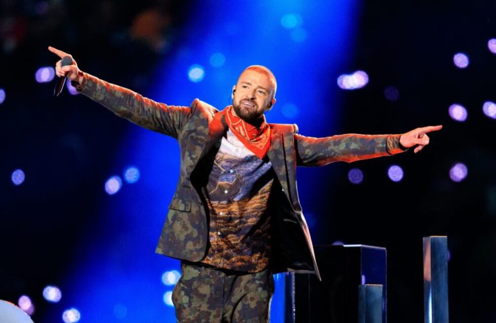 Justin Timberlake homenajeó a Prince en el entretiempo del Super Bowl