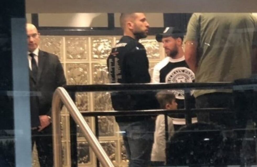 Messi estuvo en el Santiago Bernabéu para vivir la final de la Copa Libertadores