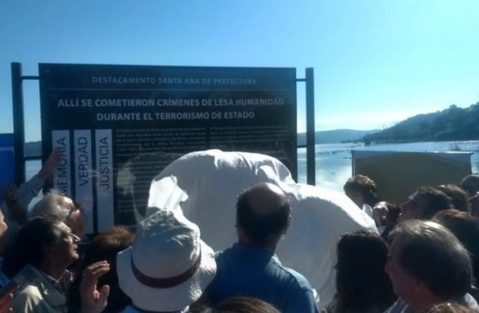 Santa Ana: el ex destacamento de Prefectura fue declarado "Sitio de la Memoria"