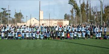 Saludo de cumpleaños de niños de Alta Gracia a Lionel Messi