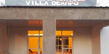 El frente habu00eda sido refaccionado luego de una tormenta.