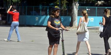 Monopatín eléctrico. (Los Andes)