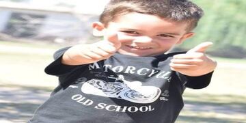Murió Salvador, el nene de 6 años de San Francisco que se había accidentado en el sur del país\u002E