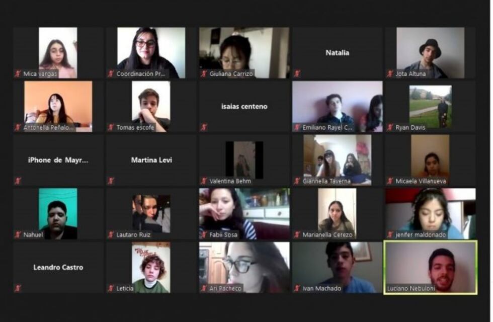 A través de una reunión virtual, los secundarios organizan la Semana del Estudiante