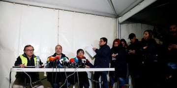 Gomez de Celis y Garcia Vidal en comparecencia sobre rescate en Totalán\u002E