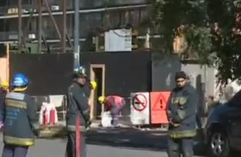 Escape de gas en Puerto Madero