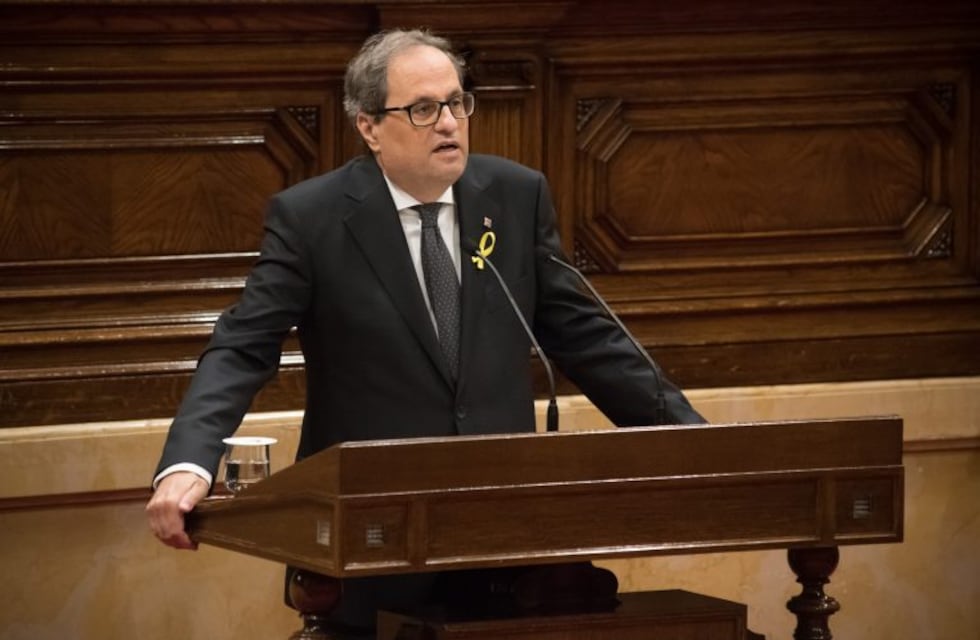 El independentista "Quim" Torra asumió como presidente de Cataluña