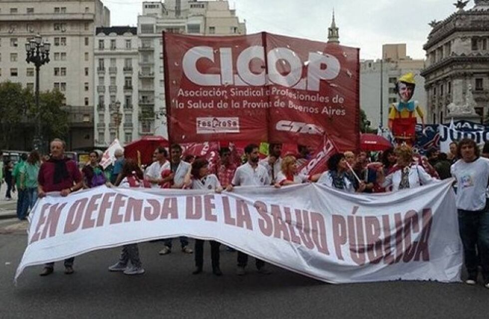 Médicos nucleados en la Cicop marcharán en La Plata para reclamar reapertura de paritarias