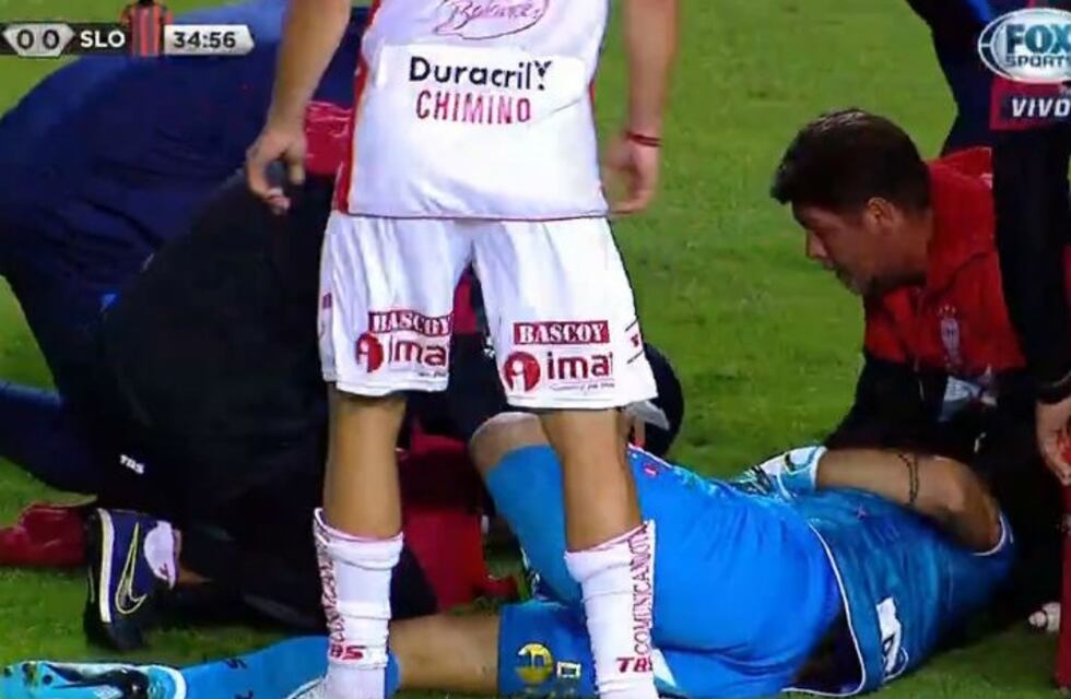 El tremendo golpe por el que debió ser reemplazado Marcos Díaz en Huracán