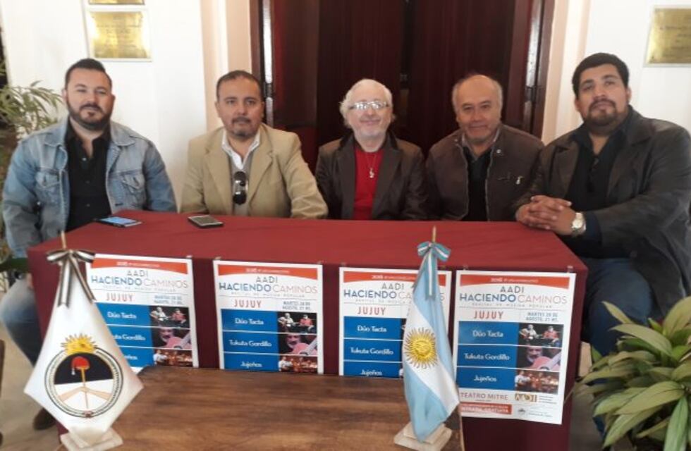 El Dúo Tacta, Tukuta Gordillo y Jujeños presentan un recital de música popular en Jujuy