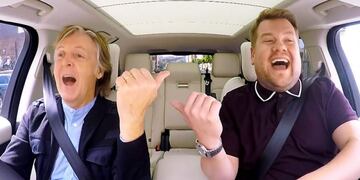 James Corden no maneja su auto en Carpool Karaoke