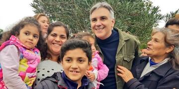 Martín Llaryora en el cierre de campaña\u002E