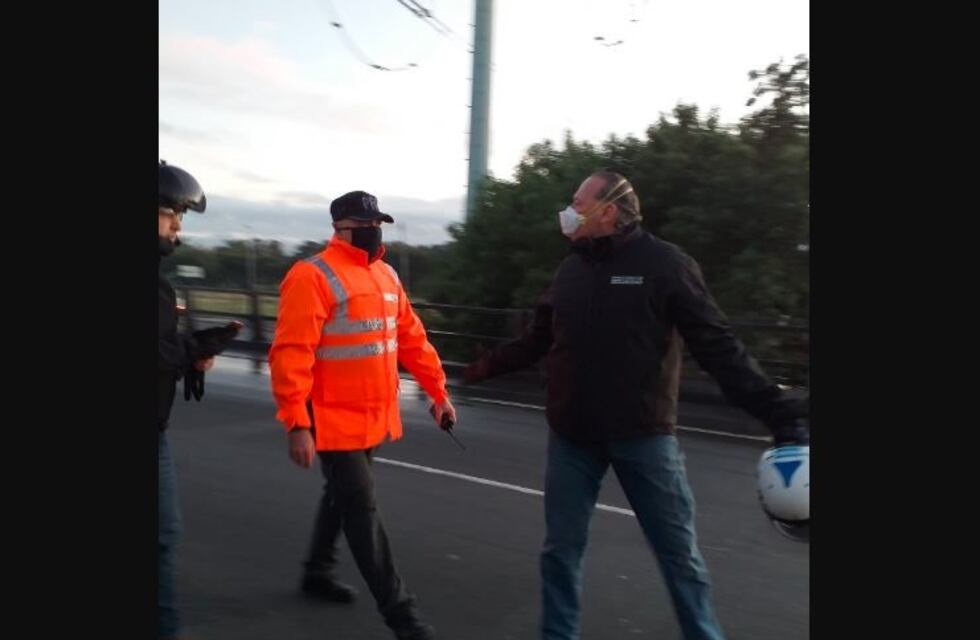 El audio de la discusión entre Sergio Berni y el jefe del operativo en Puente La Noria: "Es un caos"