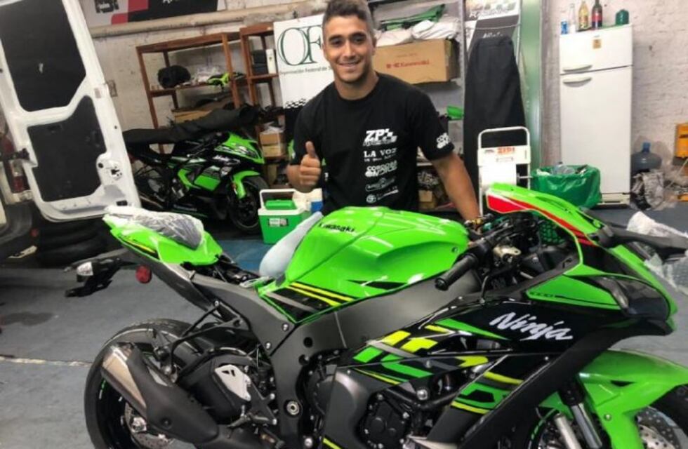 Andrés Gonzalez de El Tío probó una nueva moto en el Cabalén