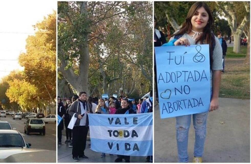 En San Juan marcharon en contra de la despenalización del aborto