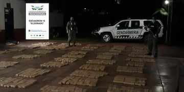 La droga estaba dentro de una camioneta encontrada en una zona de vegetación densa\u002E