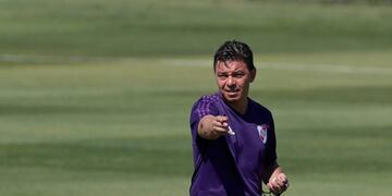 La Conmebol ratificó la suspensión para Marcelo Gallardo por tres fechas\u002E Foto: EFE\u002E