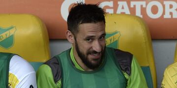 DYN809, BUIENOS AIRES 10/09/2016 DEFENSA Y JUSTICIA VS SAN LORENZO FOTO:DYN/RODOLFO PEZZONI\u002E cancha de defensa y justicia jonas gutierrez campeonato torneo primera division 2016 futbol futbolistas partido defensa y justicia san lorenzo